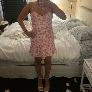 Zara mini dress. Backless with ties. Super cute for summer